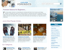 Tablet Screenshot of exploreforensics.co.uk